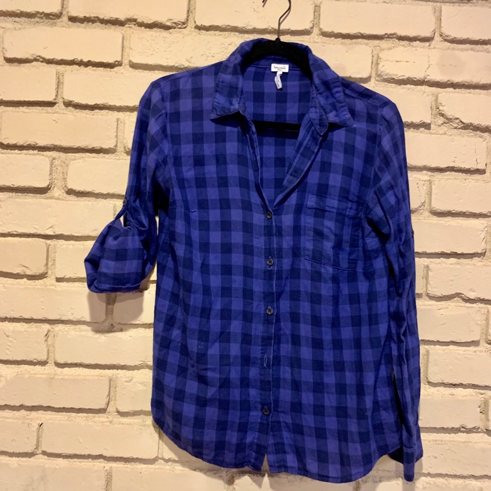 Splendid plaid button down